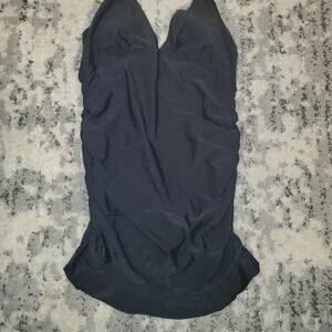 Beach Native Black One Piece Dress Swimsuit | sz16